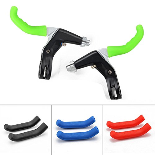 Topcabin A Pack Of 5 Pairs Brake Handle Silicone Sleeve Mountain Road Bike Dead Fly Universal Type Brake Lever Protection Cover (5 Pairs) #TOP5