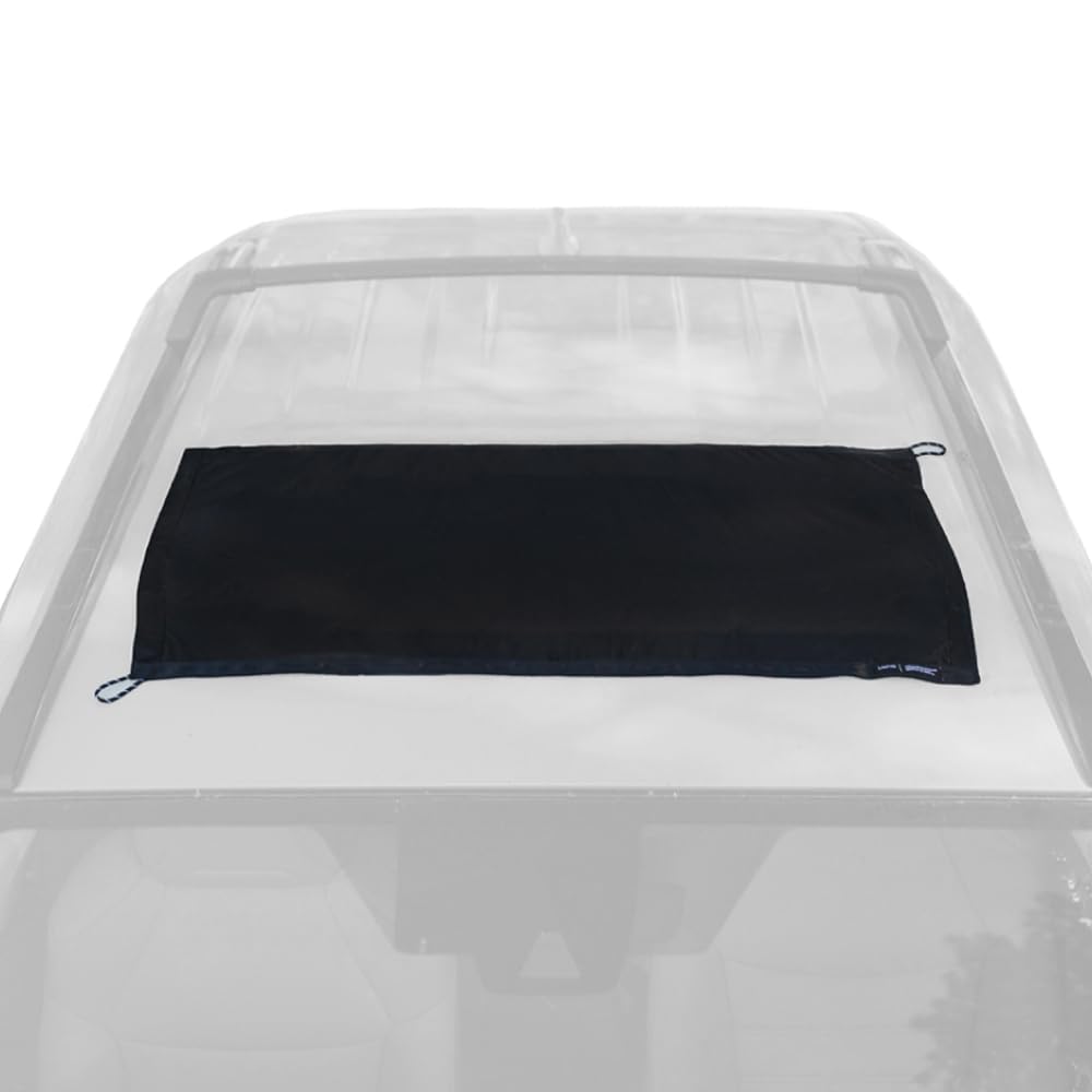Luno Sunroof Shade for Car Camping – Magnetic Sunroof Cover w/Mesh Screen for Airflow & Bug Protection – Fits Most Sun Roofs – Car Camping Essential, Snag-Resistant, Easy to Install w/Storage