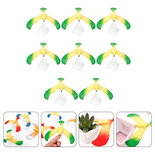 TOYANDONA 8 peças Cute Balance Gravity Birds Nostálgico Pyramid Balance Eagle para entender a gravid