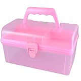 Ruilogod Removable Blocks Plastic Electronic Components Cuboid Storage Box Case Pink (id: 3c1 197 612 af7 186
