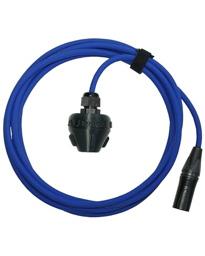 Hidrófono Micro Contact Submarino Modulable (Micrófono Submarino, Resistente al Agua, Impermeable, hidrofóbico) (8m, XLR)