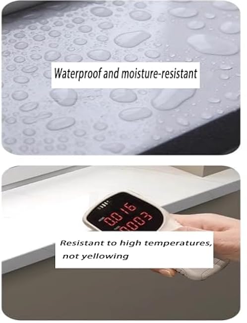 2 Pcs Wire Rack Covers, PVC Wire Shelf Cover for Pantry, Removable Closet for Kitchen Bathroom Living Room(Color B,50x10cm)