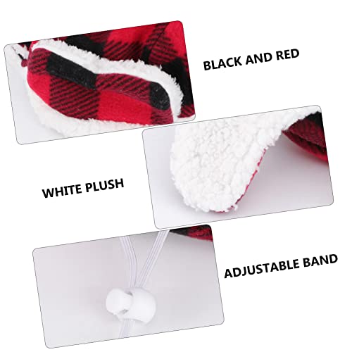 Balacoo 3 Pecas Capuz à Prova De Vento Para Animais De Estimação Chapéu De Natal Gato Chapéu De Papa