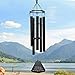 ASTARIN Windchimes in Memory of a Loved (30 inch) Chimes for Outdoors Clearance with 5 Aluminum Tuned Black Tubes, Memorial Wind Chimes Bereavement Gift Decoration for Home, Garden,Patio,Backyard.