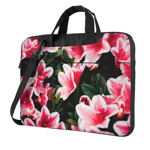 Maletín de portátil 15.6 pulgadas floral rosa para la oficina y universidad