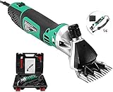 [Faciles à utiliser et à entretenir] : La conception ergonomique des poignées offre une prise en main confortable, une coupe précise et une sécurité optimale. Un ventilateur empêche la surchauffe de la lame. Les débutants peuvent ainsi acquérir rapidement une bonne maîtrise. Nettoyez les ciseaux uniquement lorsqu'ils ne sont pas utilisés, appliquez du lubrifiant et rangez-les dans un endroit sec.