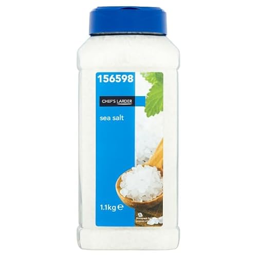 Sixsigma Foods Sea Salt 1.1kg - Perfect for Seasoning, Cooking & Finishing Dishes Pure, Natural & Flaky Sea Salt - Ideal for Home Kitchens, Catering & Restaurants