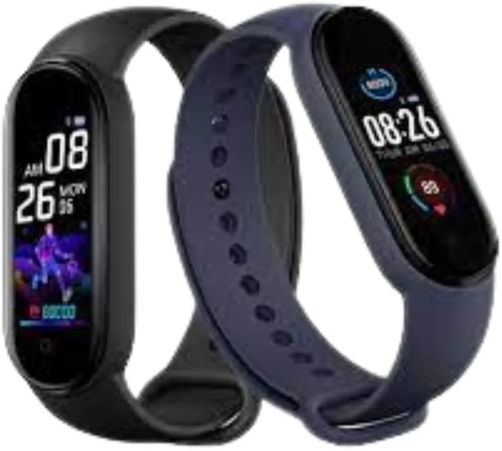 Drumstone (Pack of 2 combo's Smart Band M5 Blue Fitness Band for Men