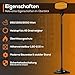 Tronitechnik® Infrarot Heizstrahler 2000 Watt Standheizer Terrassenheizer Terrassenstrahler Wärmestrahler für die Terrasse, Wickeltisch-Strahler, schwarz, Innen & Außen, höhenverstellbar, neigbar