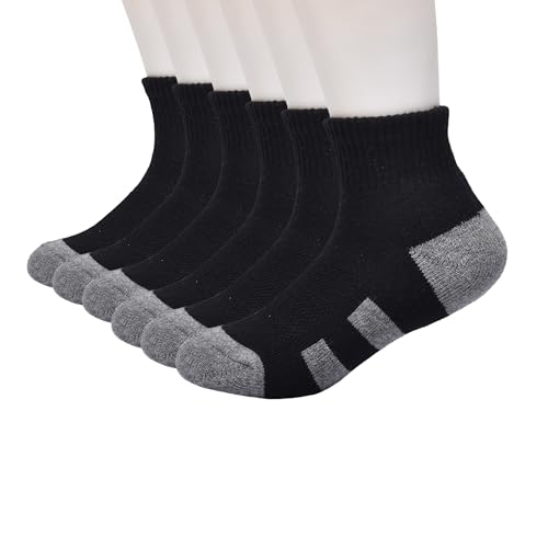 GAP Boys Quarter Crew Socks, Multi-pack Kids Socks, Soft & Stretchy, Comfortable