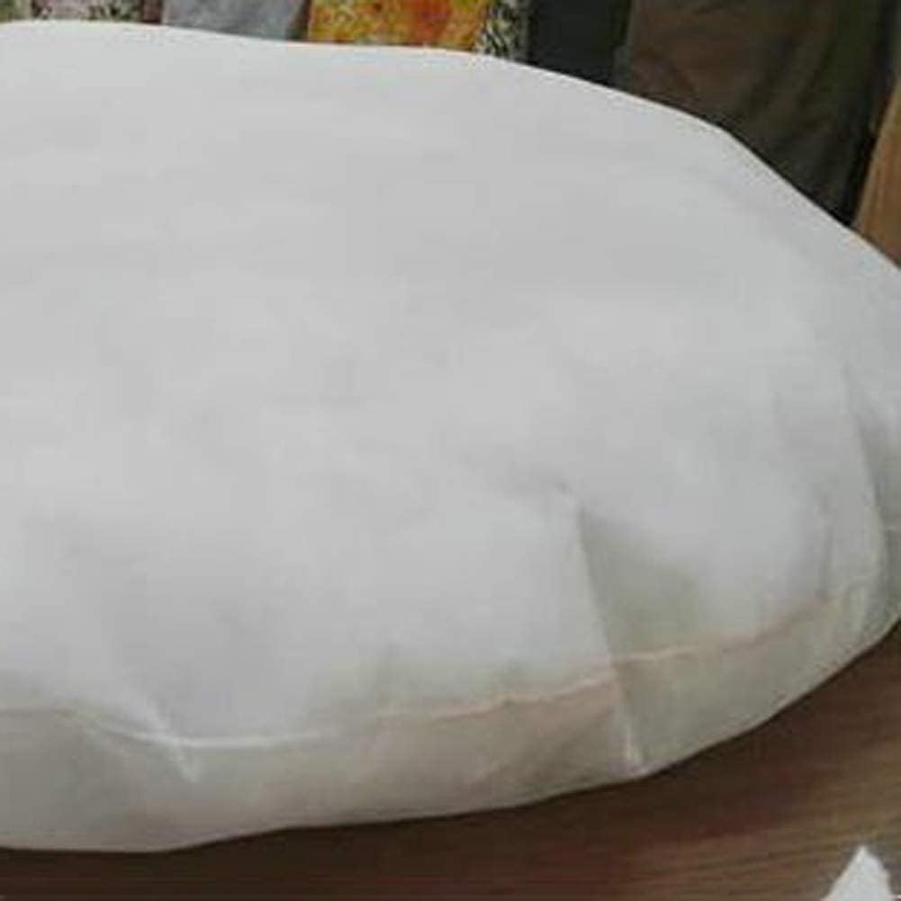 Erddcbb Hanging Egg Hammock Chair Cushions Without Stand,Round Swing Seat Cushioning Cotton Thick Zipper Nest Hanging Chair Back with Pillow-Yellow 105x105cm(41x41inch)