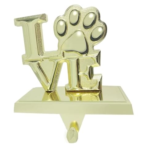 Sunepany Christmas Dog Paw Love Stocking Holders Cover