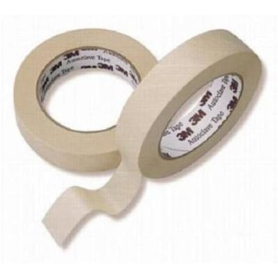 3M Comply Indicator Tape For Steam, 0.70 Inches Wide x 60 Yards 18mm x 55m, 1 Roll