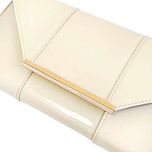 Image of JNB Faux Patent Leather Envelope Candy Clutch