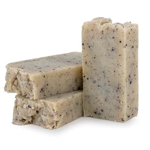 Jabón natural de Avena y coco (90g) - Para exfoliar pieles delicadas, sensibles o secas - Para cara, manos y cuerpo