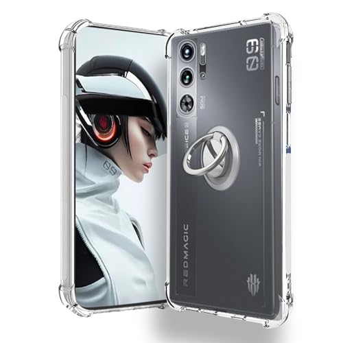 Redmagic 9 Pro �p �P�[�X �J�o�[ �X�^���h�t�� �p�x�����\ �ԍڃz���_�[�Ή��yNOUKAJU�z �X�}�z�P�[�X �y�� TPU �\�t�g �N���A �ϏՌ� ���ϖh�~ �w��h�~ �����₷��