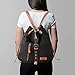 SHANGRI-LA Purse Handbag for Women Canvas Tote Bag Casual Shoulder Bag School Bag Rucksack Convertible Backpack - Black