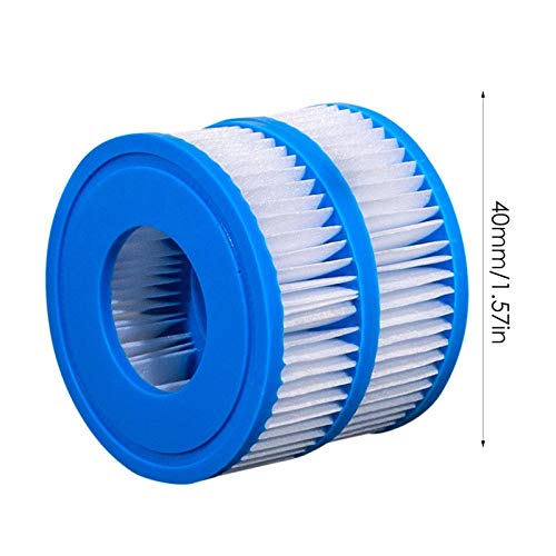 Hulzogul Substituição de filtro de piscina, filtro avançado de banheira de hidromassagem para substi