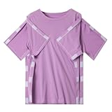 Hemd Für Damen Nach Schulter-Operationen Zum Abreißen Oberteil Nach Rotatorenmanschette Chemo-Port Adaptive Kleidung Damen Nach Schulter-Operationen Chirurgie Shirt Klettverschluss Tearaway Weich
