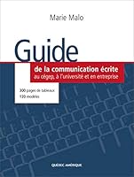 Guide de la communication écrite au... 2890378756 Book Cover