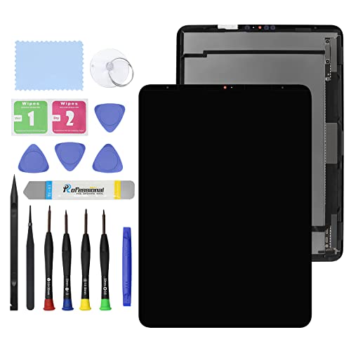 11\" New Screen Replacement for iPad Pro 11 2nd Gen A2068 A2230 A2228 A2231 (2020) LCD Display Touch Glass Screen Digitizer Panel Assembly Replacement Part with Tools