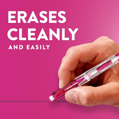 Image of Paper Mate Clearpoint Mechanical Pencils, 0.7mm Color Lead, Erasable, Refillable, 6 Count - Vibrant Colors, Comfortable Grip, Fun Office Supplies
