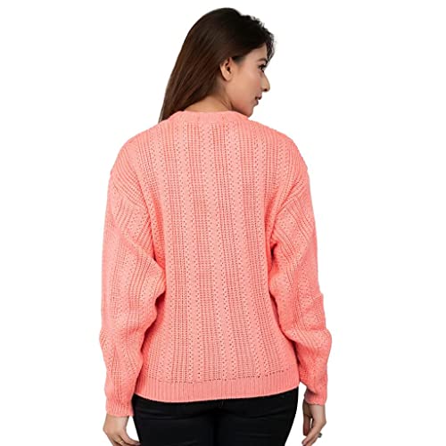 Image of Jai Geeta Hosiery Mills Launches Designer and Knitted Pullover Women Sweater These can be paired with Jeans and Legging in Winter Season Trendy Fashionable Solid