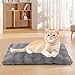Wdmiya Selbstheizende Haustierdecke 60x45cm, Decke für Katzen & Hunde, Katzendecken Hundedecken Geräuschlos, Washbar Flauschig Selbstwärmende Thermodecke ohne Strom Kabel, Auto Haustier Decke(Grau, M)