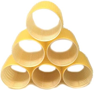 6 Pack - 2.5-3.0IN (64-74MM) Diameter Jumbo Size Hair Roller Self Grip Salon Hair Dressing Curlers Big Curlers Create Volume