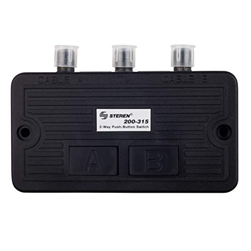 Accesorios De Tv Y Video, Electronics Steren 200-315 2-Way Coaxial A/B Switch