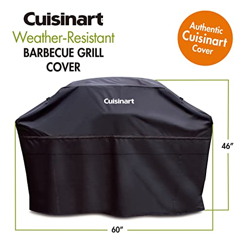 Cuisinart 60" Heavy-Duty Waterproof Barbecue Grill Cover, Black (CGC-60BC) by Cuisinart - Image 2