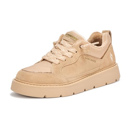 Skechers Women's Keepsakes Cozy - Street Hiker, Classic lace up, Sand, 6M