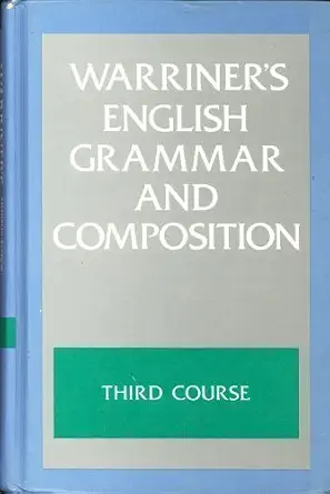 Warriners English Grammar Composition Course