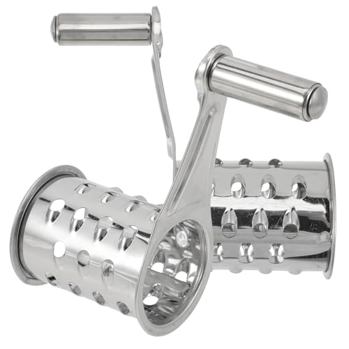 Rallador manual rotatorio de queso acero inoxidable 2 pcs miniatura 1