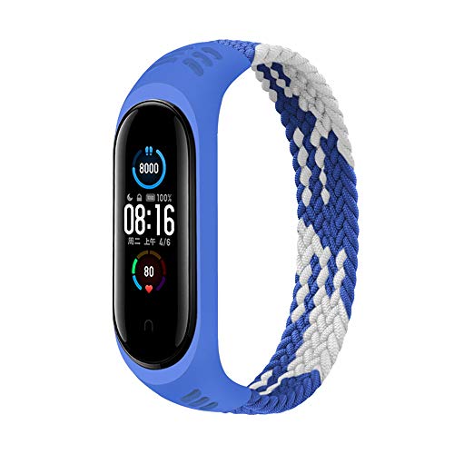 [KIMAIXA] �ґg�\�����[�v�R���p�`�u��Xiaomi Mi Band 7 6 5 4 3�A�e���V���R�����n�i�C�����X�|�[�c�X�g���b�v�������X�g�o���hBraided Solo Loop �R���p�`�u��Xiaomi Band Miband 7 5 6 4 