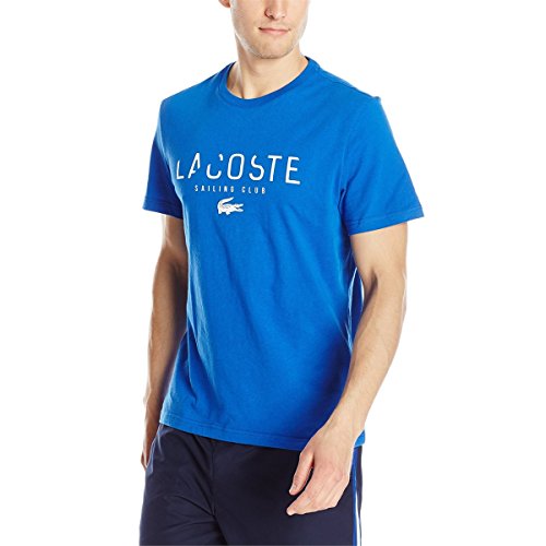 Lacoste Men's Short Sleeve Sailing Club Graphic Regular Fit T-Shirt