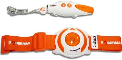 Doberman Personal Alarm Button & Electronic Defense Whistle - Orange