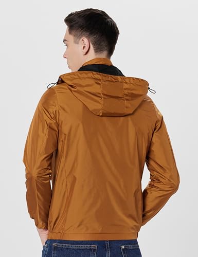 Image of Qube By Fort Collins Men's Polyester Standard Length Regular Fit Lightweight Winter Jacket - Sporty, Stylish & Warm Outerwear for Cold Weather
