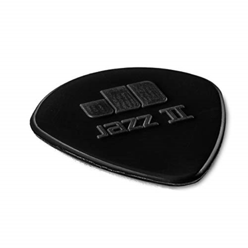 Jim Dunlop 47P2S Nylon Jazz Pick Player Pack (Pack of 6), Black, 1.18mm - Image 3