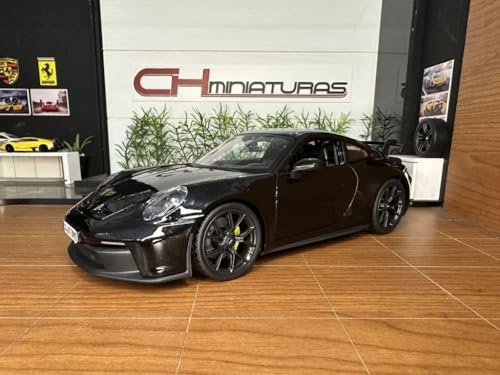 Maisto Porsche 911 GT3 2022 a escala 1:18 negro miniatura 2