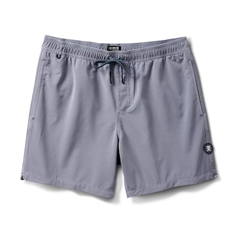 Roark Shorey Men’s Swim Trunks – Quick-Dry 4-Way Stretch, Elastic Waist, Back Pocket, Lightweight Swim Shorts for Beach