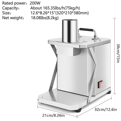 Machine à découper les fruits automatique 75 kg/h à base stable - 5