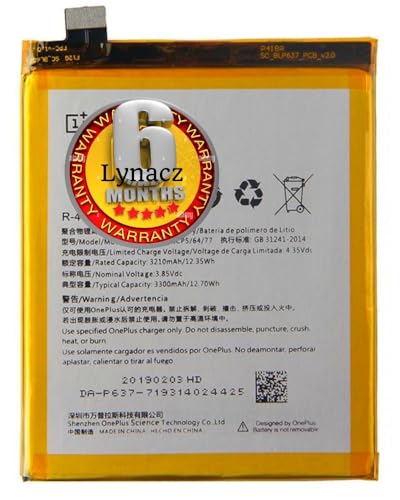 Image of Original BLP637 Battery Compatible with Oneplus 5, 5T A5 A51