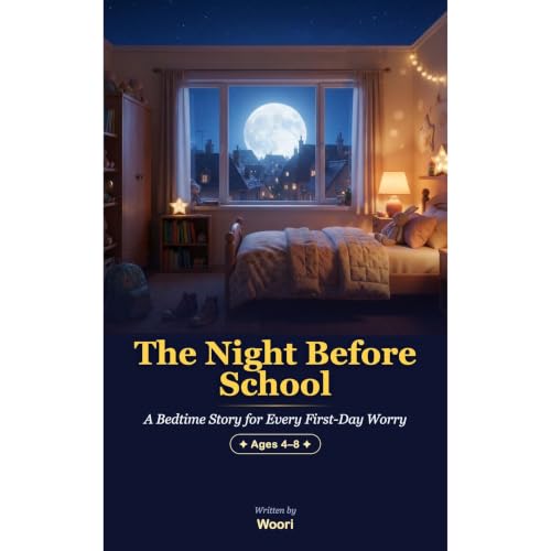 The Night Before School Audiolibro Por Woori arte de portada