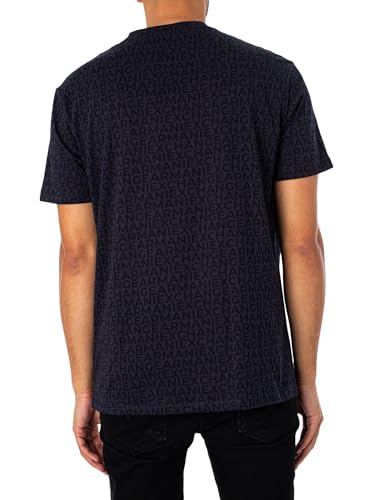 Armani Exchange Men's All Over Logo Print Regular Fit Tee3