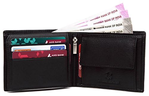 Image of WildHorn customised Wallet Gifts for Men | Personalized Leather Wallet for Mens with Name /Logo Printed I Unique Gift for Men Boy Love Husband Employees Clients