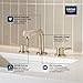 GROHE 20572001 Concetto, 8-inch Widespread 2-Handle S-Size Bathroom Faucet 1.2 GPM, Chrome