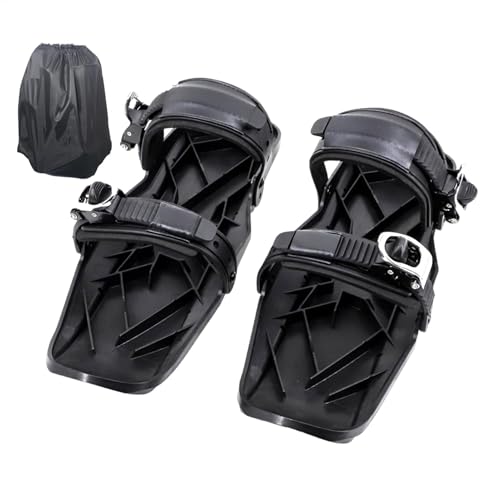 Raquetas de nieve para mujer,Raquetas de nieve para hombre,Esquís de patinaje - Herramientas de esquí livianas, accesorio de esquí ajustable, patín de nieve antideslizante multifuncional para adultos,
