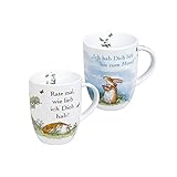 Spülmaschinengeeignet Könitz 2er Set Ich hab Dich lieb!