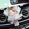 White Fresh Flowers Mini Dried Flowers Bouquet for Car Air Vent Clips, Car Air Outlet Perfume Decoration, Air Fresheners Interior Accessories,Automotive Air Fresheners (Random fragrance) #3
